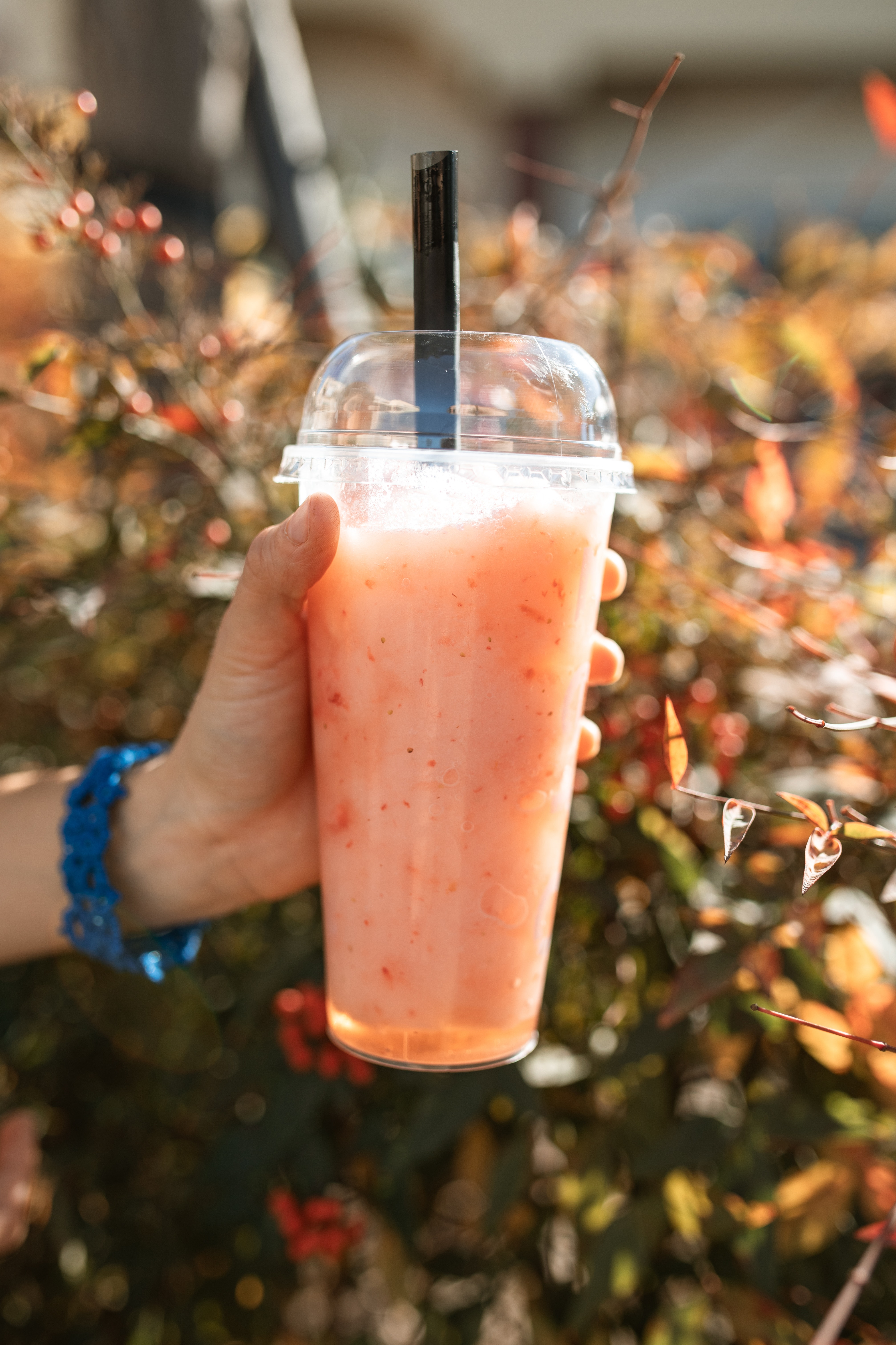 strawberry milk tea